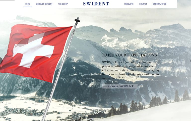 طراحی وب سایت شرکت Swident